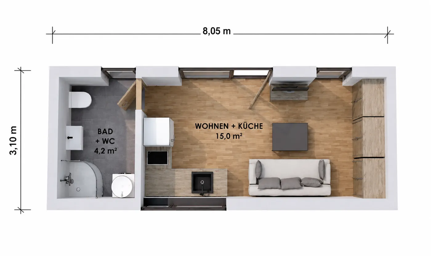 Grundriss Ida — Erdgeschoss